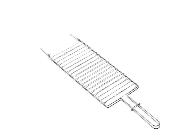 Grelha Dupla Inox 31x19cm