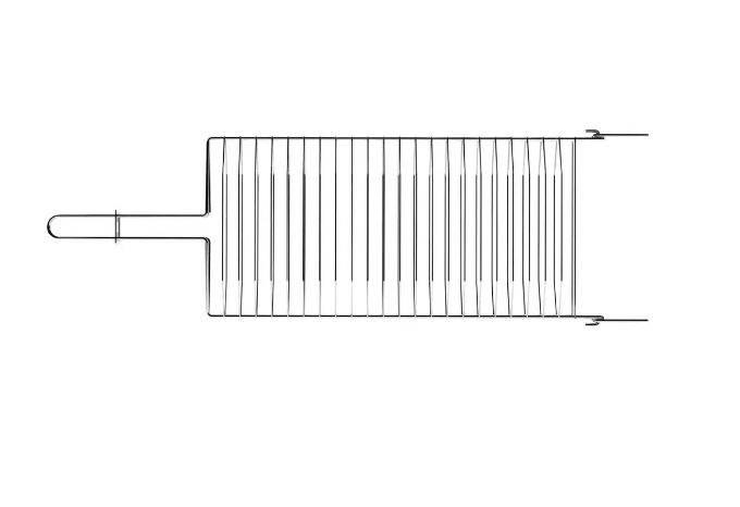 Grelha Dupla Inox 31x19cm