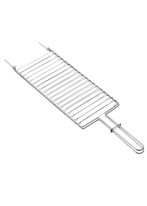 Grelha Dupla Inox 31x19cm