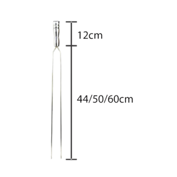 Espeto Duplo Inox